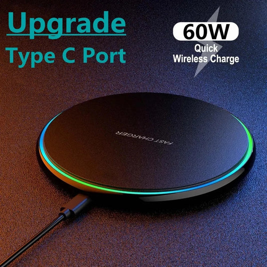 60W Wireless Charger Pad